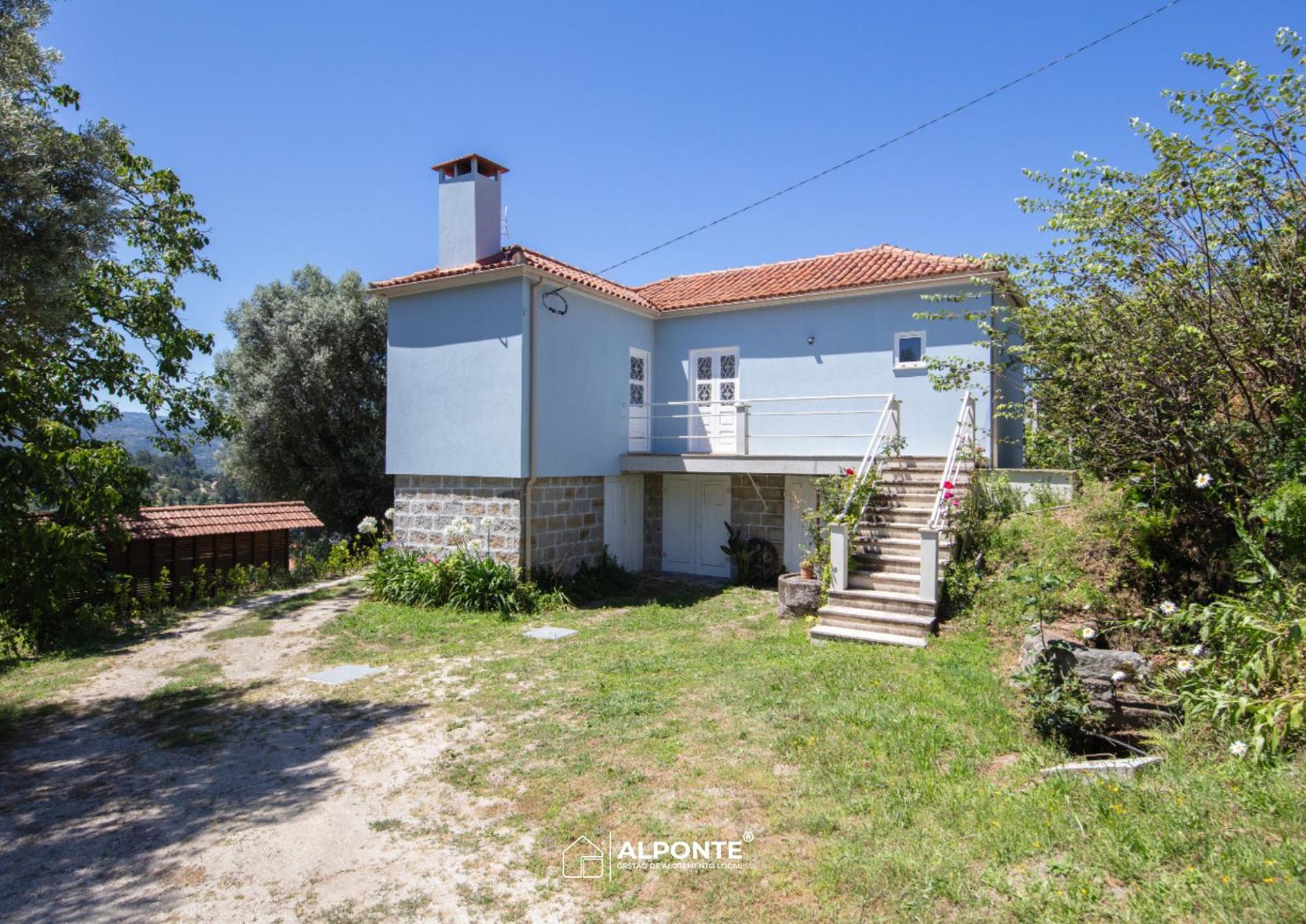 Quinta Da Costeira - Casa Azul Do Limoal By Alponte Villa Arcos de Valdevez Exteriör bild